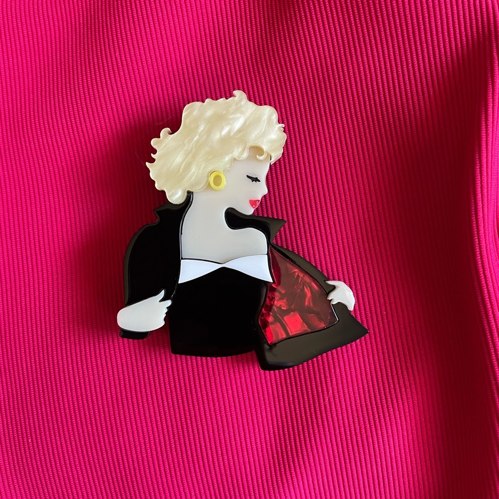 COPY - Grease Sandra Dee Erstwilder Brooch
